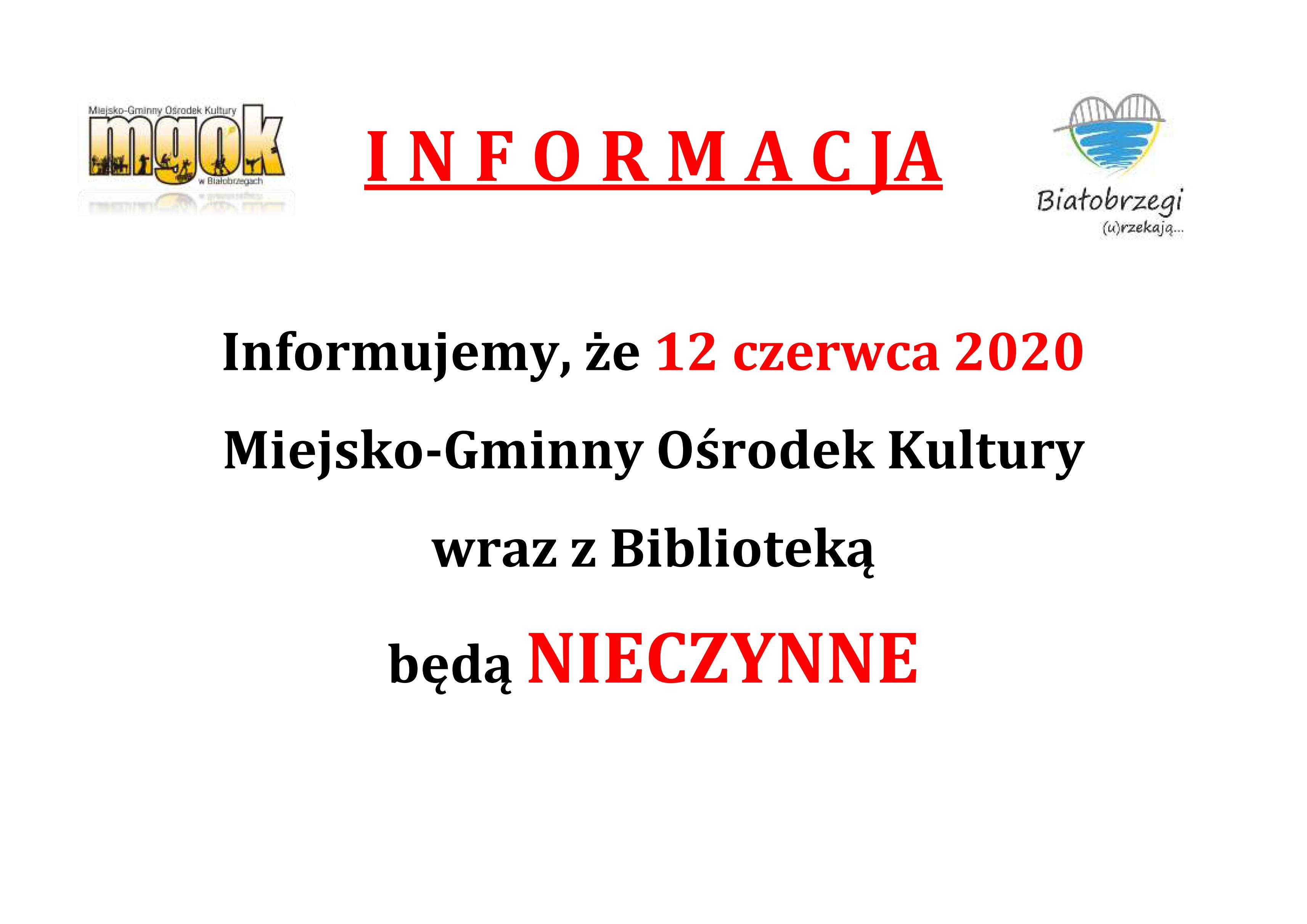 INFORMACJA 